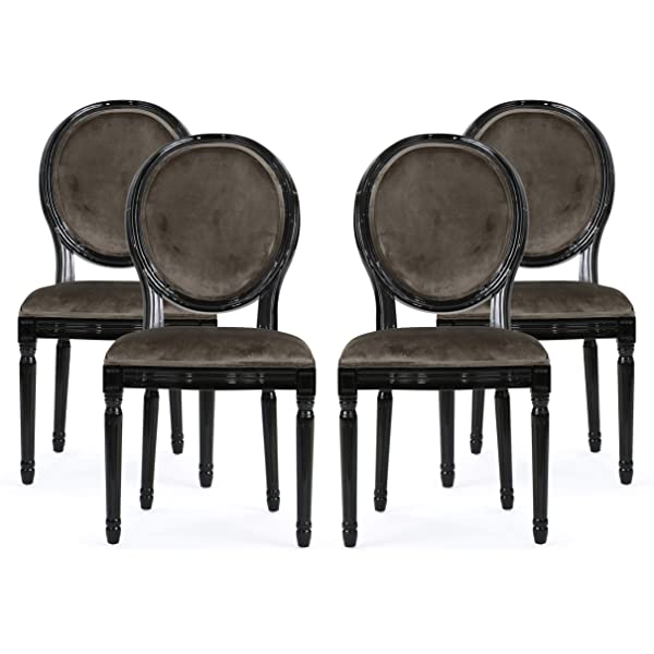 Christopher Knight Home Phinnaeus Beige Fabric Dining Chair (Set of 2), 2-Pcs Set Beige 2-Pcs Set