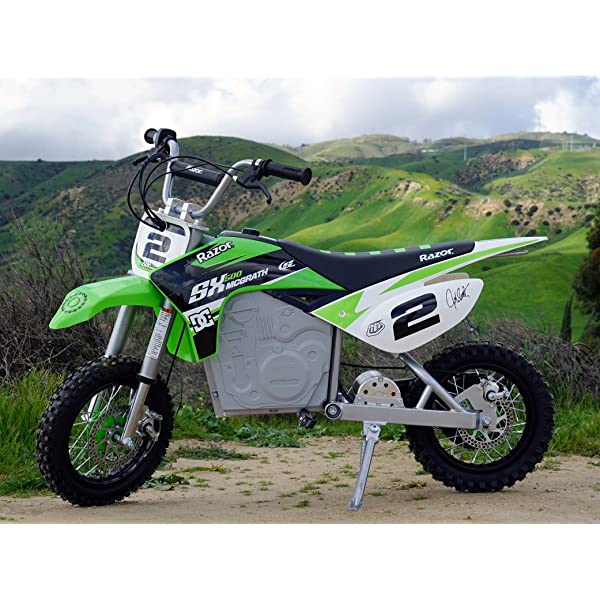 Razor Dirt Rocket Electric Motocross Off-Road Bike - SX350, SX500, MX350, MX650 Models Mx650 (Yellow) Standard Packaging
