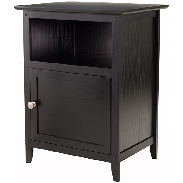 Winsome Wood Henry Accent Table Black 19 inches