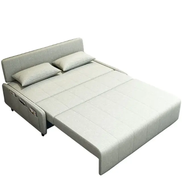 【Furniture】Online store limited time offer! Nordic Convertible Sofa Bed Cotton Linen Upholstery