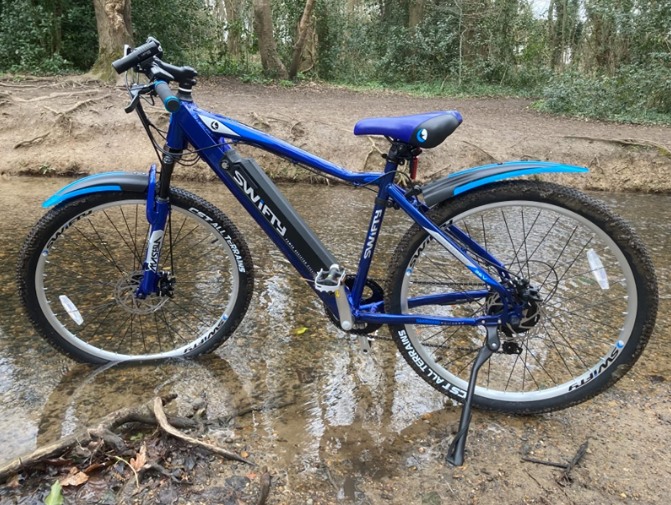 Swifty Electric Mountain Bike with Semi-Integrated Battery