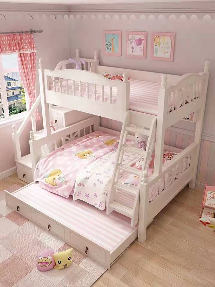 Germany imported solid wood bunk bed high and low bed bunk bed multifunctional