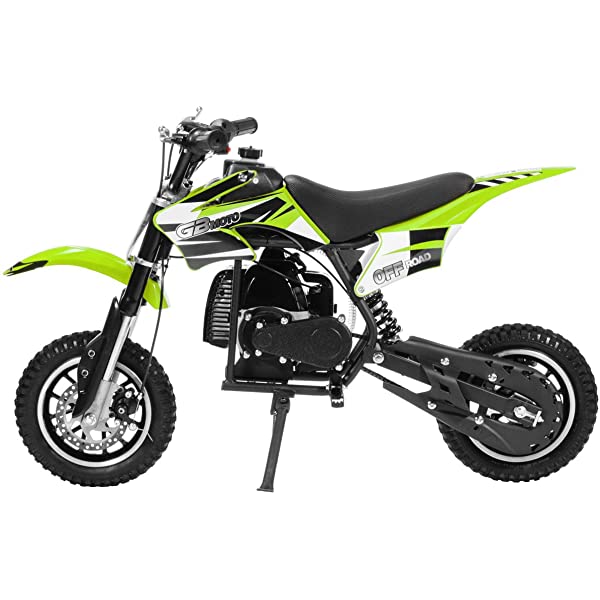 XtremepowerUS 49CC 2-Stroke Gas Power Mini Pocket Dirt Bike Dirt Off Road Motorcycle Ride-on (Blue)