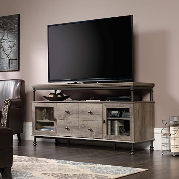 Sauder Canal Street Entertainment Credenza, For TV's up to 60