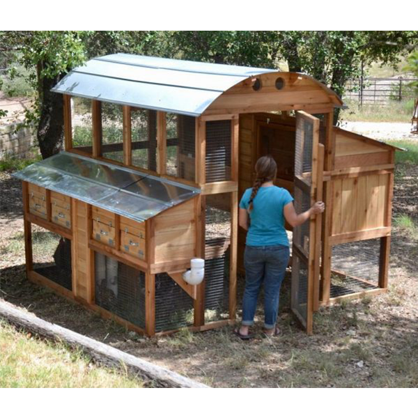 WALK-IN COOP DOMED CHICKEN HOUSE