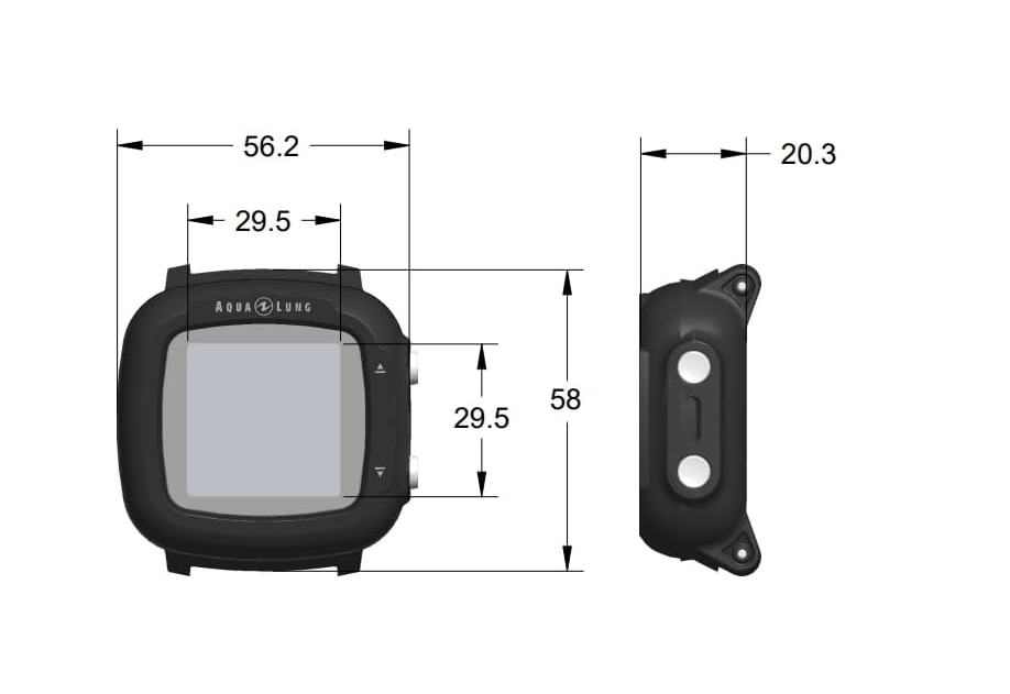 Aqualung | Dive Computer - i330R, Black