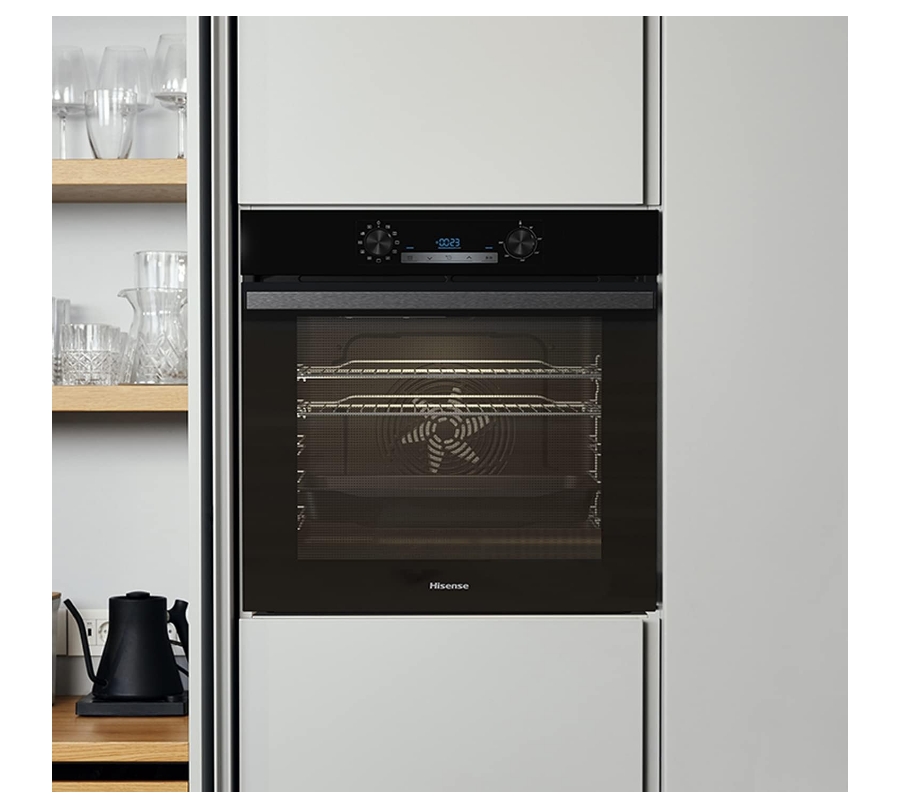 Hisense BI62212ABUK Built-in Electric Single Oven - Black - A Rated, 22 x 23 x 23 inches (L x W x H)