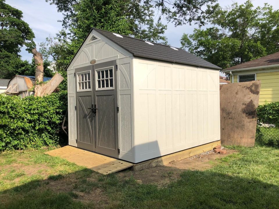 Storage Shed 8' x 10' Heavy Duty Resin Tremont