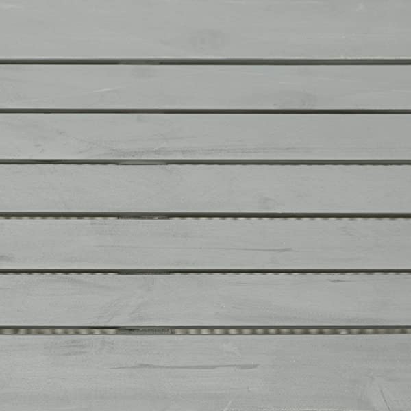 Walker Edison 5 Person Outdoor Wood Chevron Patio Furniture Dining Set Table Chairs Bench All Weather Backyard Conversation Garden Poolside Balcony, 4 Piece, Brown Brown 4 Piece Dining Set