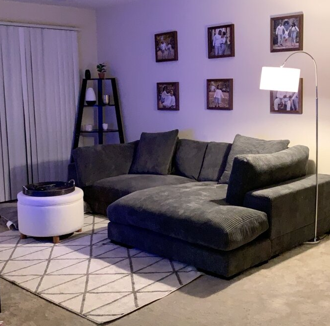 106″ Wide Reversible Sofa & Chaise