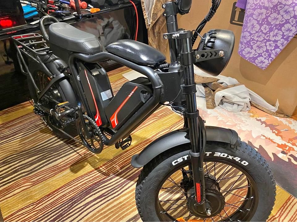 POWERFUL EBIKE DUAL MOTOR FRONT AND REAR TIRES DUAL 22AH hour BATTERY FAT TIRE ELECTRIC.