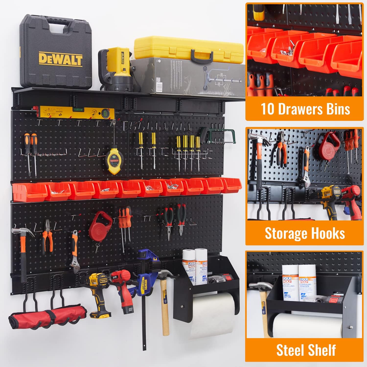 Wallmaster Pegboard Organizer