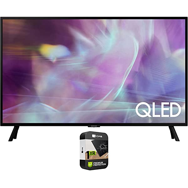 Samsung QN32Q60AAFXZA 32 Inch QLED HDR 4K UHD Smart TV 2021 Bundle with Premium 1 YR CPS Enhanced Protection Pack 32.0 Inches