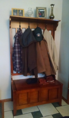 Linon Hall Tree with Storage Bench, 36