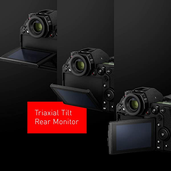 Panasonic LUMIX S1R Full Frame Mirrorless Camera with 47.3MP MOS High Resolution Sensor, 24-105mm F4 L-Mount S Series Lens, 4K HDR Video and 3.2” LCD - DC-S1RMK w/ 24-105mm Base