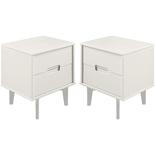 Walker Edison Mid Century Modern Grooved Handle Wood Dresser Bedroom Storage Drawer Organizer Closet Hallway, 6 Drawer, Caramel Caramel 1 pack 6 Drawer