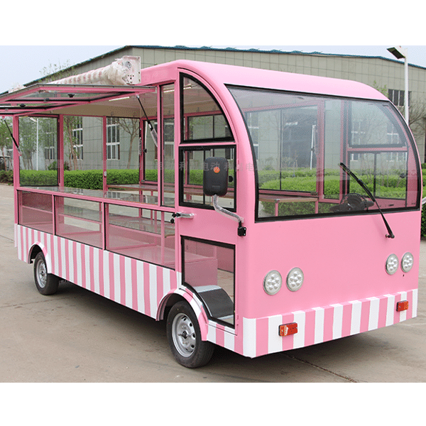 Snack car multi-function dining car electric mobile stall cart mobile braised vegetables cooked food fast food breakfast gourmet RV